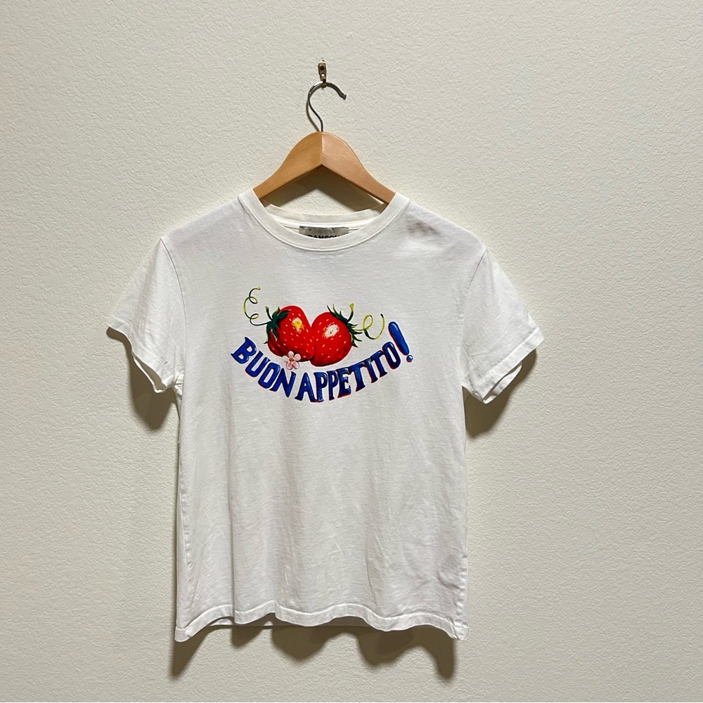 Damson Madder bon appetito logo tee